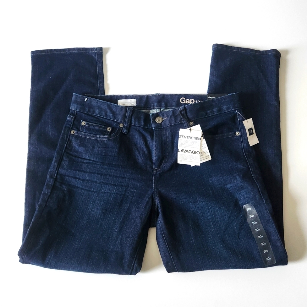 Gap women's real straight size 30S low rise stretch jeans